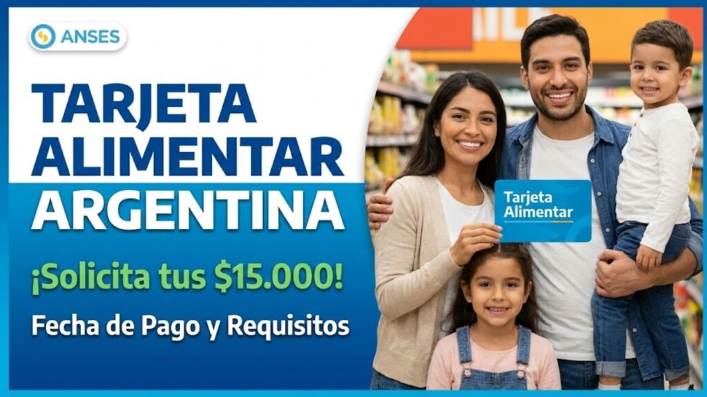 Tarjeta Alimentar Argentina: Cómo solicitar $15,000 y cuándo llega el pago