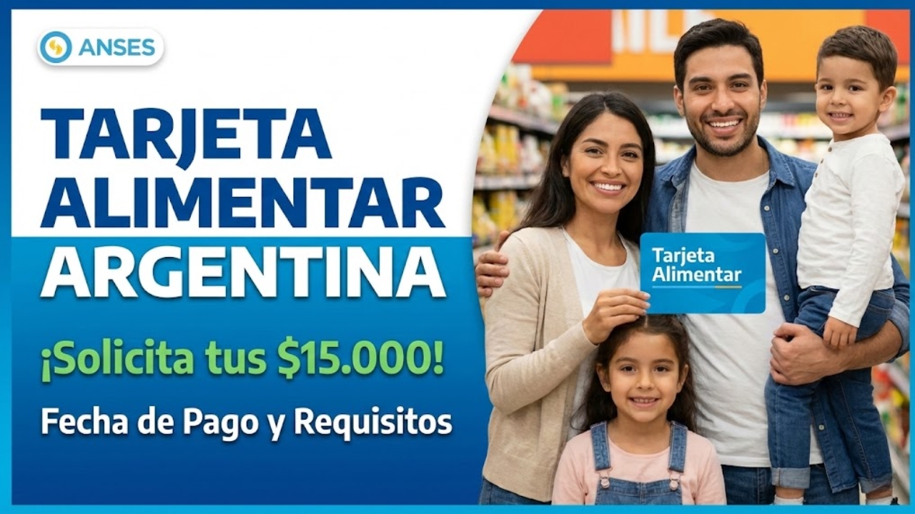 Tarjeta Alimentar Argentina: Cómo solicitar $15,000 y cuándo llega el pago