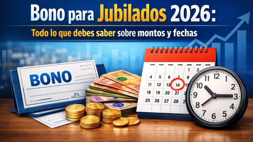 Bono para Jubilados 2026: Todo lo que debes saber sobre montos y fechas