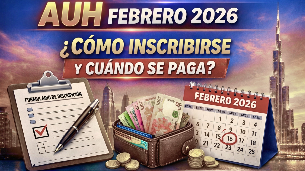 AUH febrero 2026: cómo inscribirse y cuándo se paga