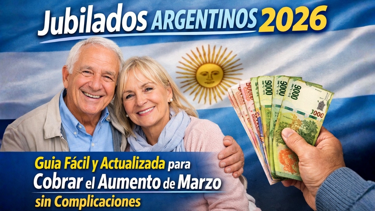 Jubilados Argentinos 2026: Guía Fácil y Actualizada para Cobrar el Aumento de Marzo sin Complicaciones