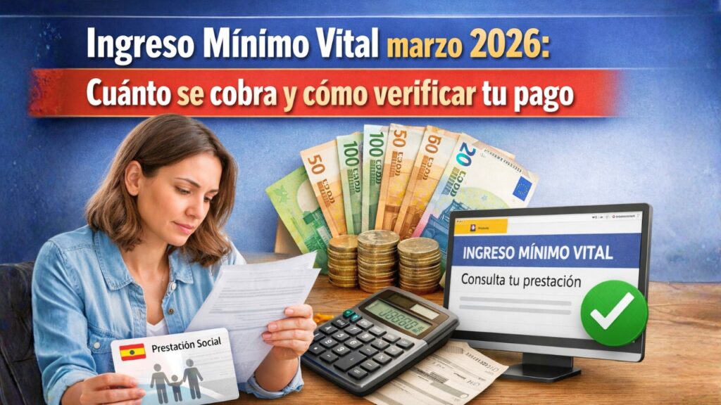 Ingreso Mínimo Vital marzo 2026: cuánto se cobra y cómo verificar tu pago