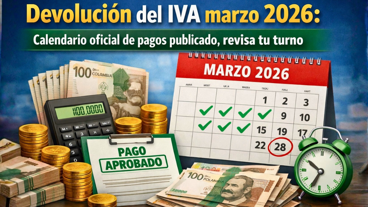 Devolución del IVA marzo 2026: calendario oficial de pagos publicado, revisa tu turno