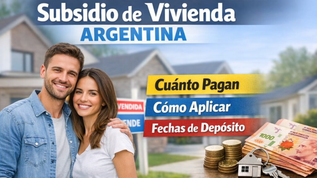 Subsidio de Vivienda Argentina: Cuánto Pagan, Cómo Aplicar y Fechas de Depósito