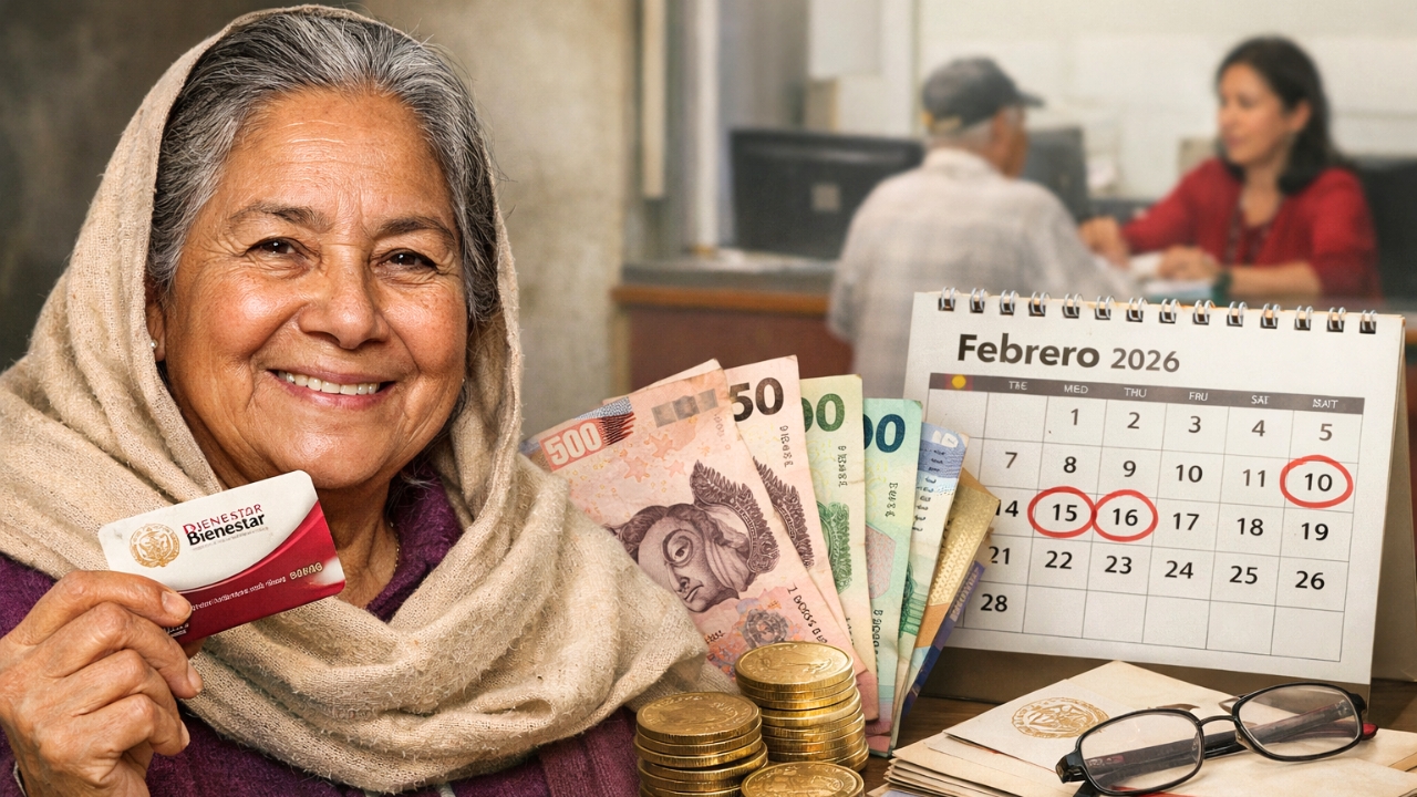 Pensión Bienestar febrero 2026: $6,000 bimestrales, calendario oficial de pagos