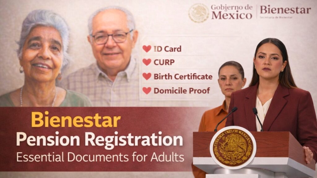 Pensiones Bienestar 2026: Fechas de registro y Requisitos explicados fácil