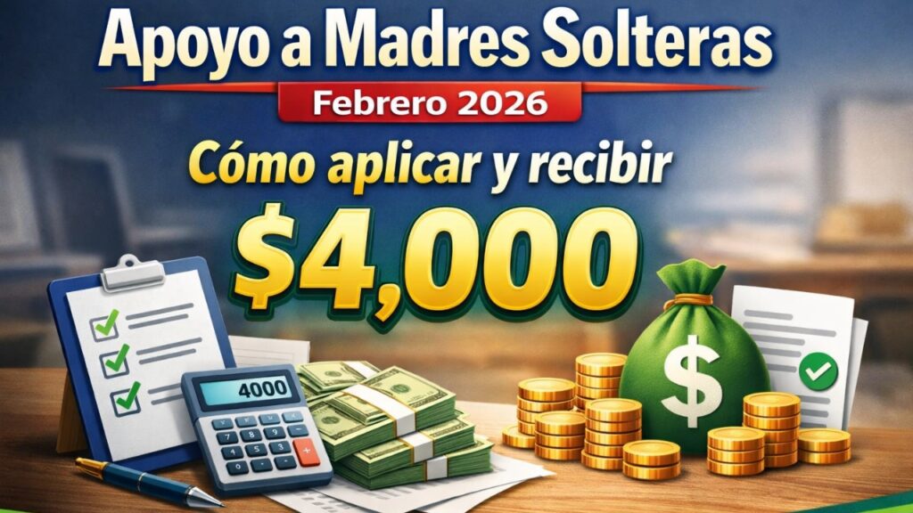 Apoyo a Madres Solteras Febrero 2026: Cómo aplicar y recibir $4,000