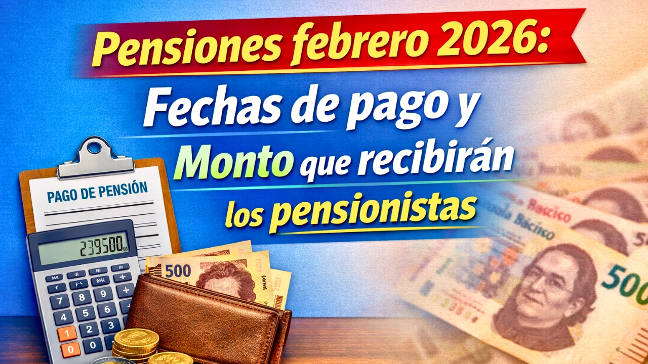 Pensiones febrero 2026: Fechas de pago y Monto que recibirán los pensionistas
