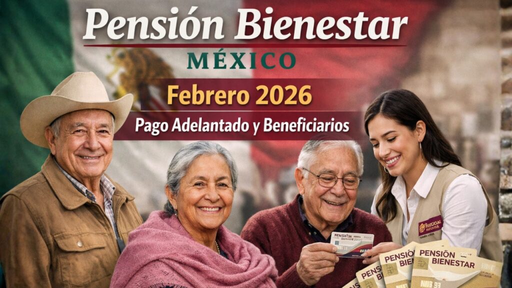 Pensión Bienestar México Febrero 2026 – Pago Adelantado y Beneficiarios