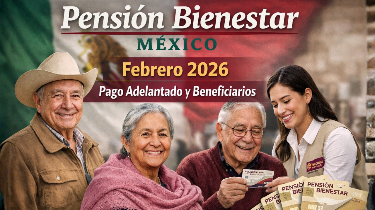 Pensión Bienestar México Febrero 2026 – Pago Adelantado y Beneficiarios