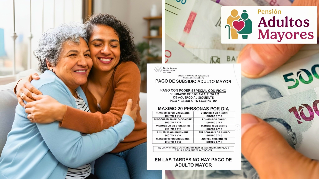 Subsidio Colombia Mayor Febrero 2026: Fechas Confirmadas de Pago