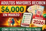 Adultos mayores reciben $6,000 en marzo: cómo registrarse paso a paso