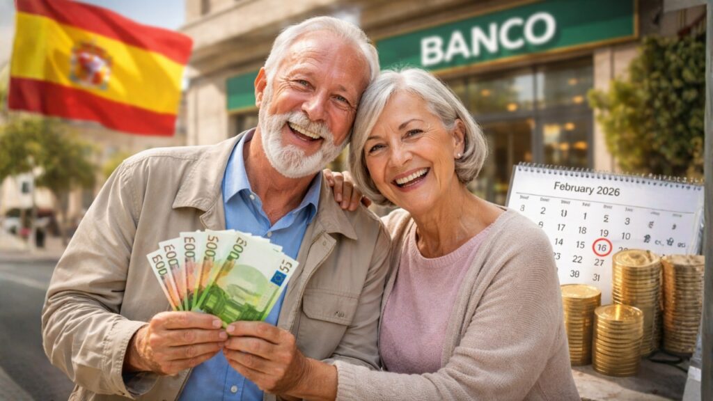 Pensiones en España suben 4% en febrero 2026: nuevos importes y fechas de pago por banco