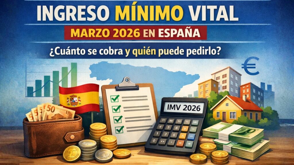 Ingreso Mínimo Vital marzo 2026 en España: cuánto se cobra y quién puede pedirlo