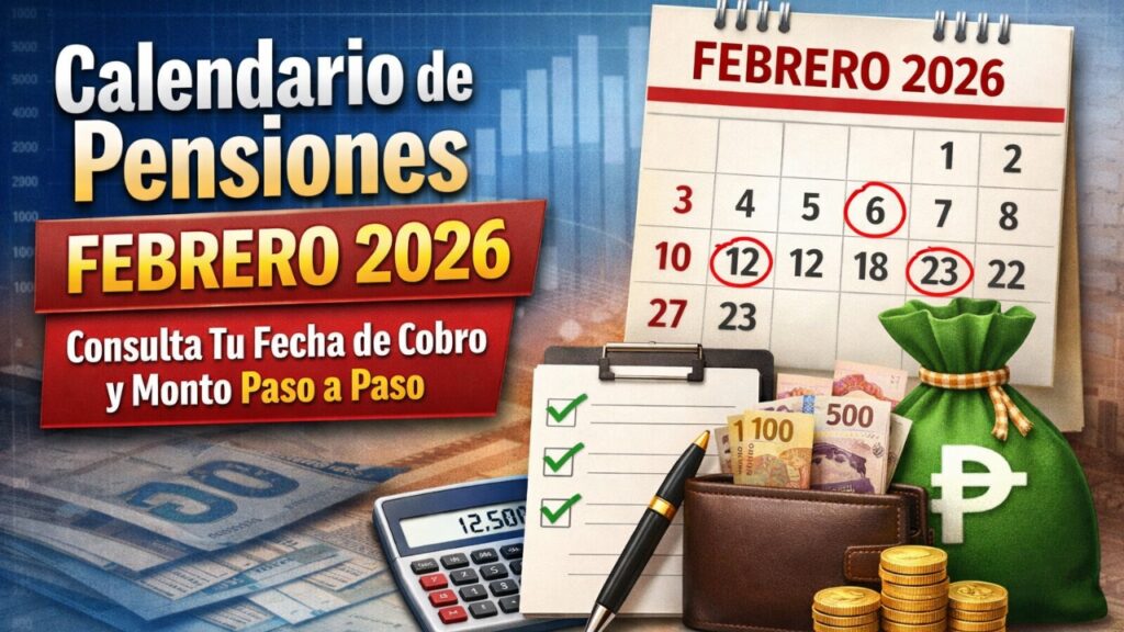 Calendario de Pensiones Febrero 2026: Consulta Tu Fecha de Cobro y Monto Paso a Paso